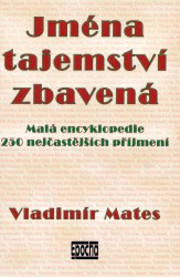 Jména tajemství zbavená, Mates, Vladimír, 1933-